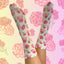 Birth Flower Printed Socks - January Carnation