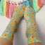 Birth Flower Printed Socks - March daffodil