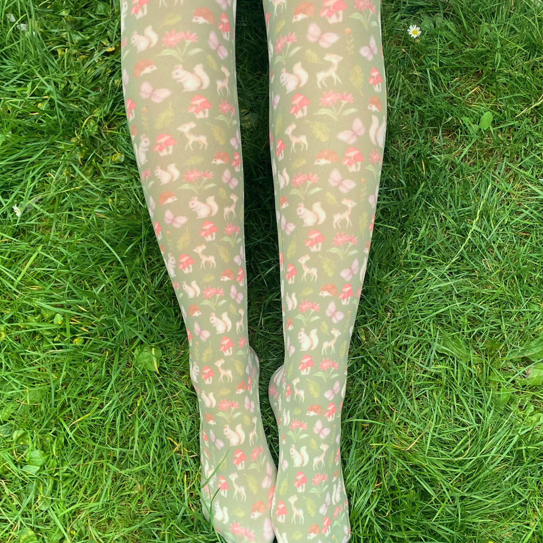 
                  
                    Forest Friends Printed Tights
                  
                