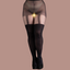 Crotchless Stripe Suspender Tights