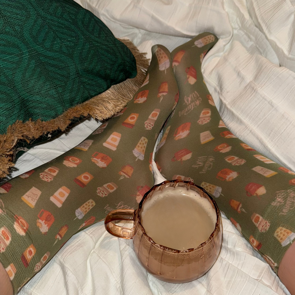 
                  
                    Pumpkin Spiced Latte Printed Socks
                  
                