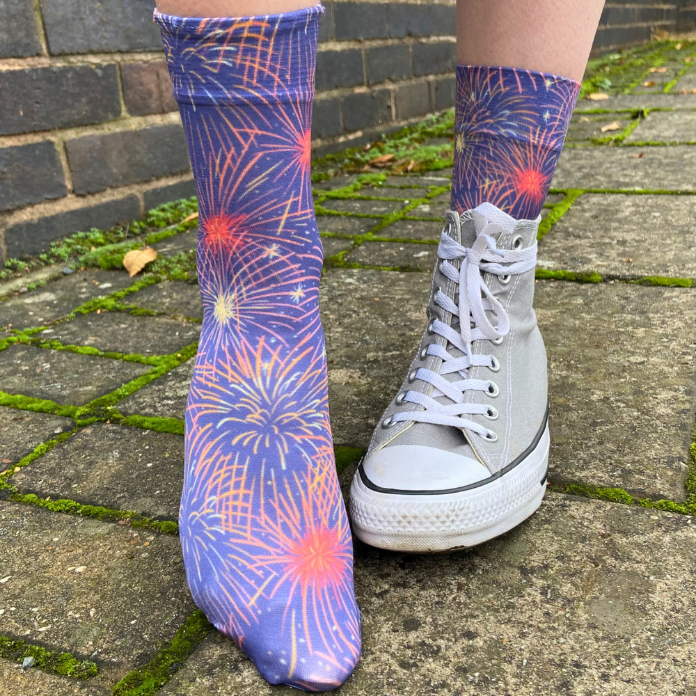 
                  
                    Firework Frenzy Printed Socks
                  
                