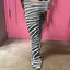 Zebra Printed Knee High Socks