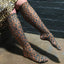 Leopard Printed Knee High Sock