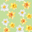 Birth Flower Printed Socks - March daffodil