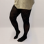 Black Tights with Lattice Pattern