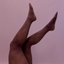 Plum Tights with Lattice Pattern