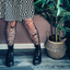 Black Cobweb Net Tights